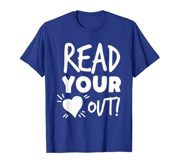 

read your heart out cute book lover bookworm gift shirt, White;black