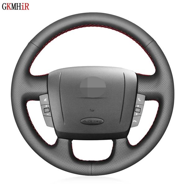 

steering wheel covers car cover black genuine leather for ducato 2006-2021 promaster (cargo) (cab chassis) (window) 2021-2021