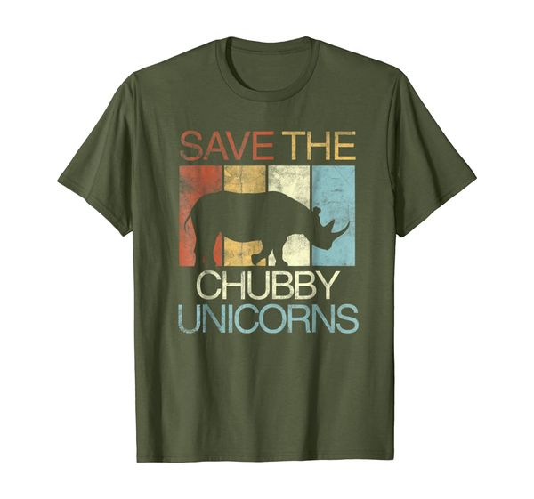 

Save The Chubby Unicorns T-Shirt Retro Vintage Colors, Mainly pictures