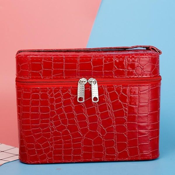 

cosmetic bags & cases ladies bag storage box portable case korean solid color travel makeup