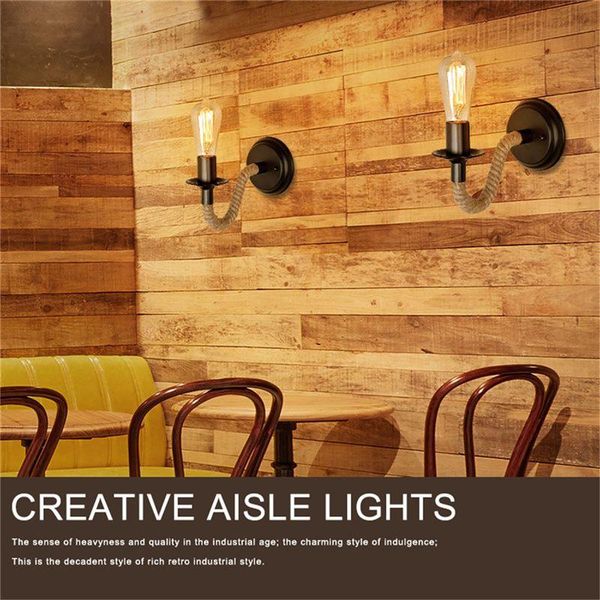 

wall lamp industrial wind vintage led creative light corridor bedroom bedside