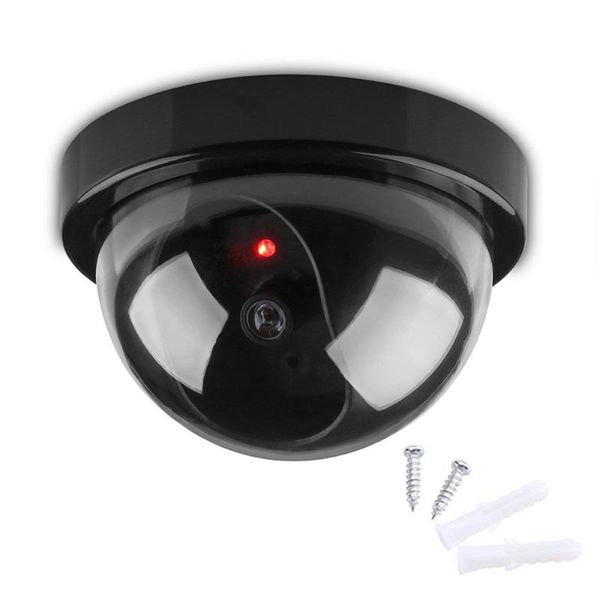 

fake dummy camera dome indoor security for home store cctv surveillance with flashing red led light mini drop ip cameras
