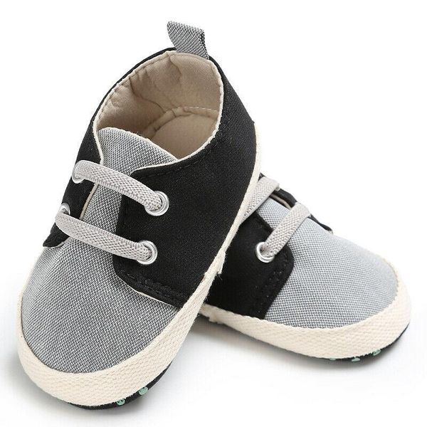 

first walkers 0-18m baby shoes for boy girl anti-slip soft sole canvas born sneakers prewalkers