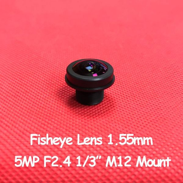 

lens 5 megapixel f2.4 1/3 inch super wide angle 194 degree fisheye 1.55mm for 4mp ov4869 cctv ip camera