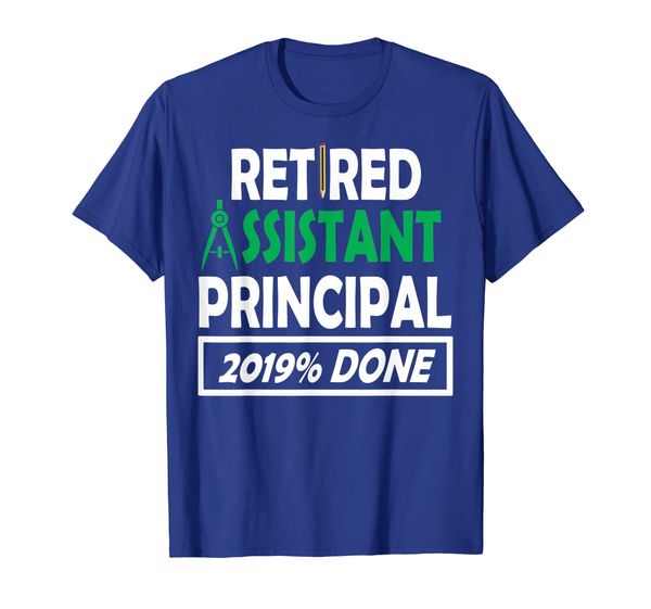 

retired assistant principal tshirt funny quote, White;black