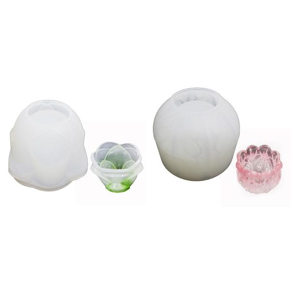 

candle holders h3cc flower shape resin holder molds tealight candles mold epoxy