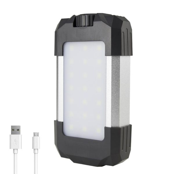 

portable lanterns usb camping lantern high brightness spotlight ipx5 waterproof work light 6000mah power bank flashligh searchlight