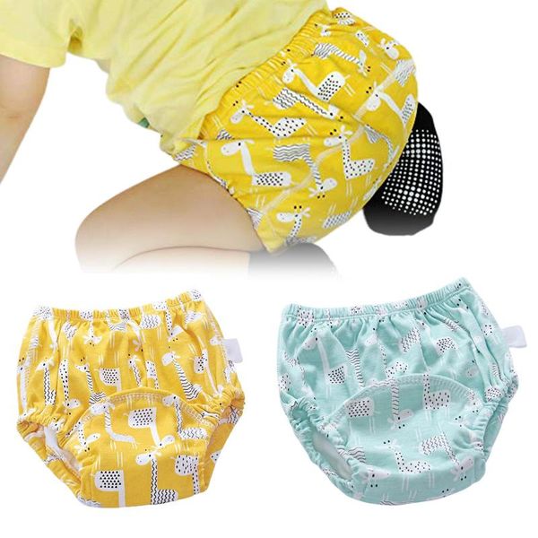 

baby autumn winter warm waterproof cotton 6-layer training diaper pants nappy soft breathable skin-friendly children underwear cloth diapers