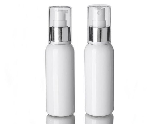 100 ml Vuoto di Plastica Bianca Atomizzatore Flacone Spray Pompa Lozione Formato di Viaggio Contenitore Cosmetico per Profumo Toner Pelle Olio Essenziale