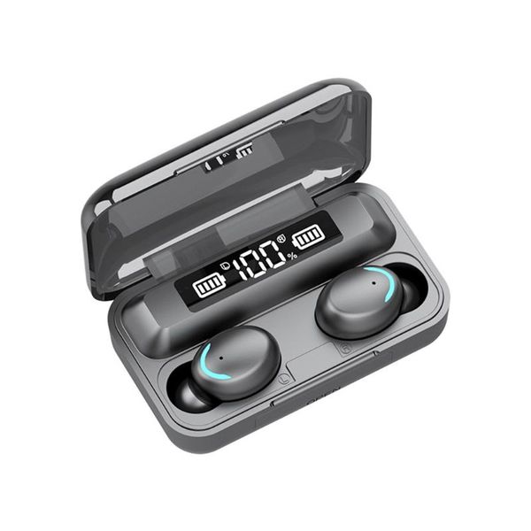 

bluetooth 5.0 wireless headset in-ear waterproof binaural mini stereo touch digital with charging box headphones & earphones