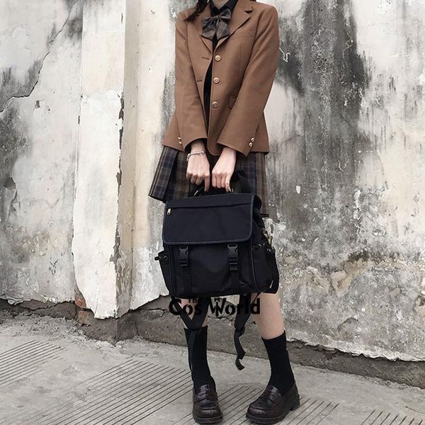 

clothing sets [cha xi] japanese girl's spring autumn blazer suits long sleeve jackets coats outwear for jk school uniform1, White
