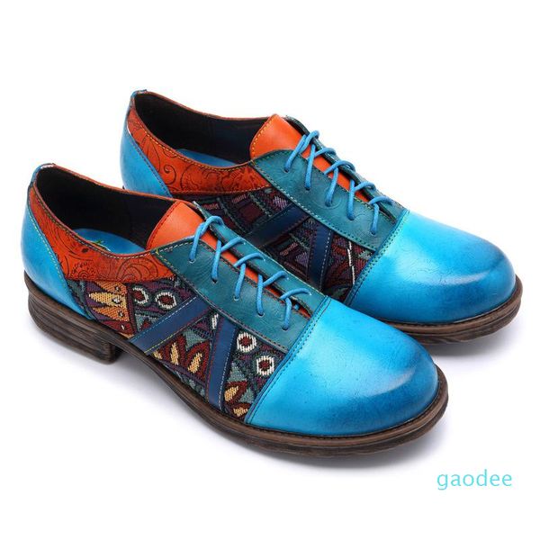 

dress shoes elegance vintage hollow out chunky heel genuine leather women pumps lace up 1-3cm square high heels printing, Black