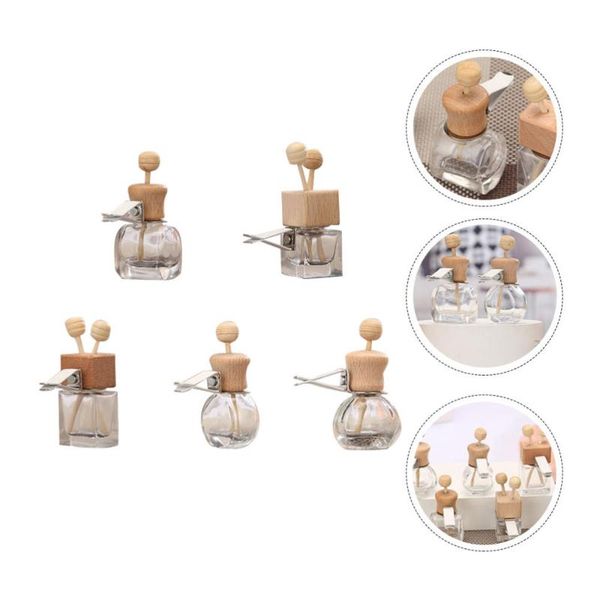 

car air freshener 5pcs vent perfume bottle auto fragrance ornament diffuser