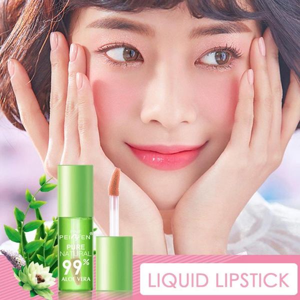 

lip gloss aloe color changing liquid lipstick moisturizing stain