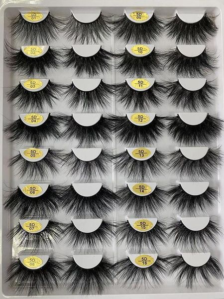 

wholesale dhl 50 pairs 29 styles 25mm lashes 3d mink hair handmade dramatic volume full strip cruelty