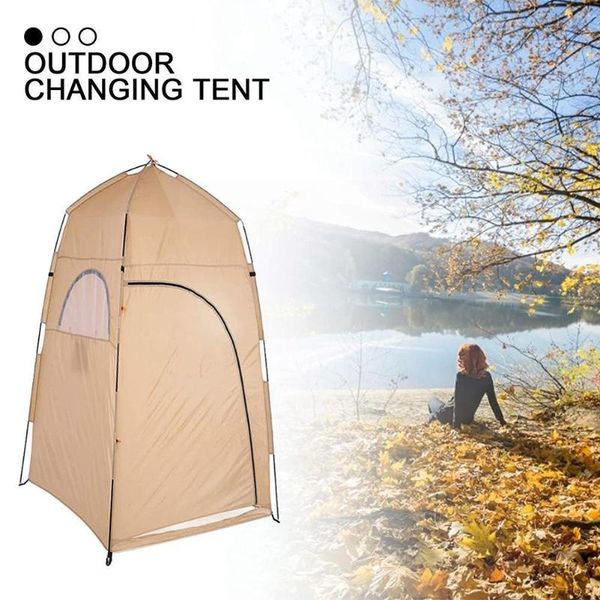 

tents and shelters outdoor privacy up beach tent waterproof awning camping hiking sunshade shelter fishing shower travel z7w9