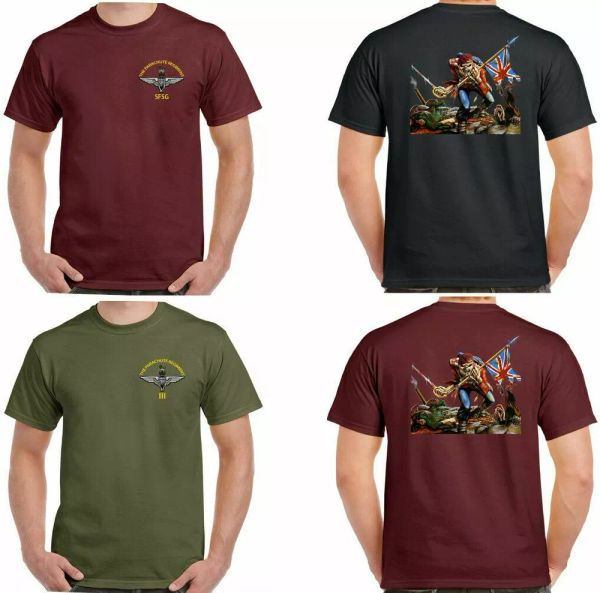 

the regiment airborne t-shirt man para 1 2 3 4 10 air trooper, White;black