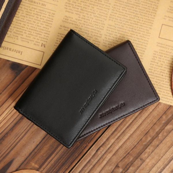 

wallet men small bifold faux leather pocket money id holder x5xa wallets, Red;black