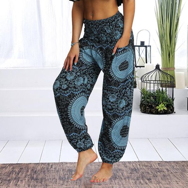 

yoga outfit womens loose pants floral print wide leg trousers long stretch palazzo sweatpantsharlan