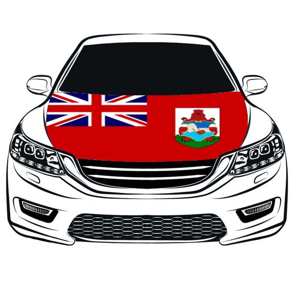 

bermuda flag car hood cover 3.3x5ft 100%polyester,engine elastic fabrics can be washed