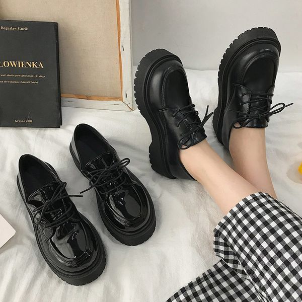 

dress shoes sapatos femininos plataforma de renda couro sintÃ©tico, sapatos casuais para meninas 9110n u1z9, Black