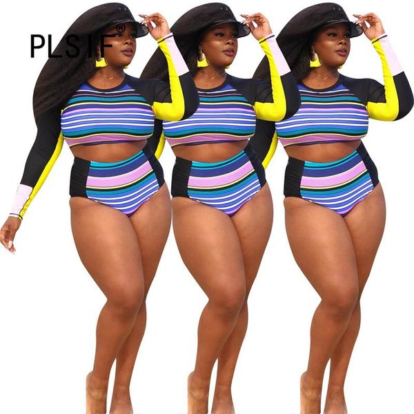 

women's tracksuits women striped print shorts set full sleeve beach 2 pieces crop and matching, Gray