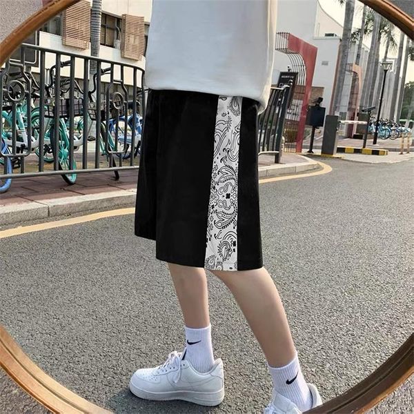 

men's shorts 2021 fitness printing quick-drying beach swimwear swimming trunks summer bathing beachwear s, White;black