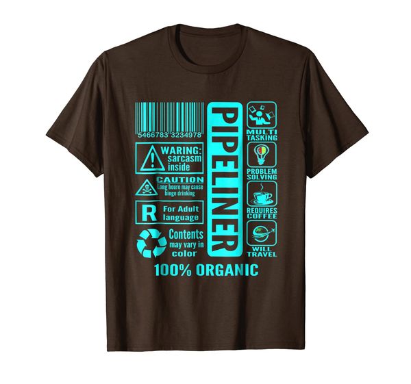 

pipeliner multitasking problem solving funny job tshirt, White;black