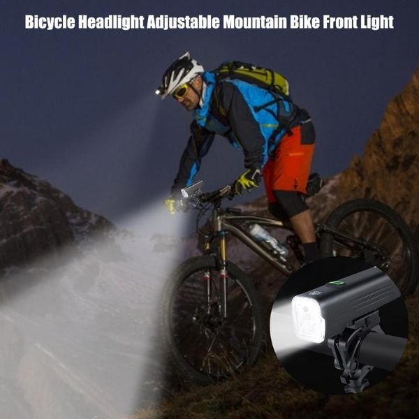 

bike bicycle light usb led rechargeable set mountain cycle headlight adjustable front lights