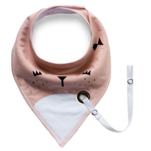 

bibs & burp cloths 45bf pacifier cartoon triangle cotton towel baby bib slobber double kids accessories
