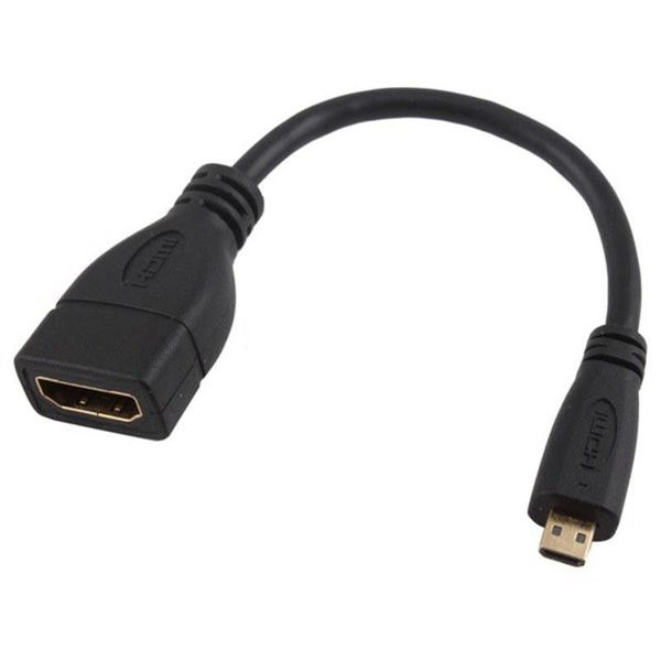 

audio cables & connectors micro- male to female d a jack adapter cable converter 1080p