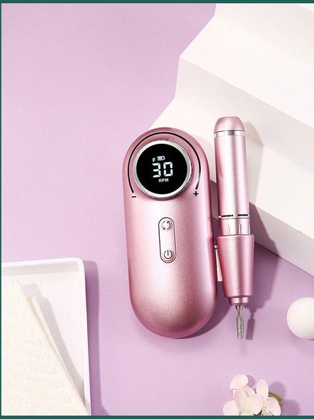 

nail drill & accessories polisher rechargeable remover portable set electric 30000rpm multifunction