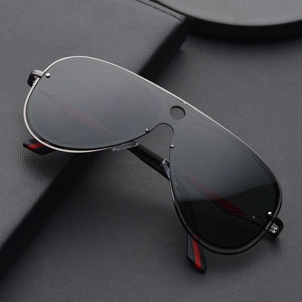 

sunglasses men's fashion polarized trendy outdoor driving glasses, White;black