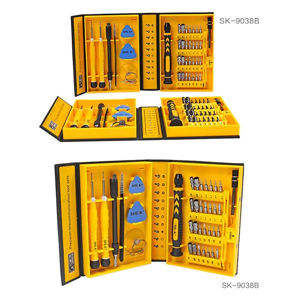 38 in 1 Beruf Reparatur Tool Kit Handy DIY Schraubendreher Präzision Reparatur Werkzeug Für Iphone X Handy