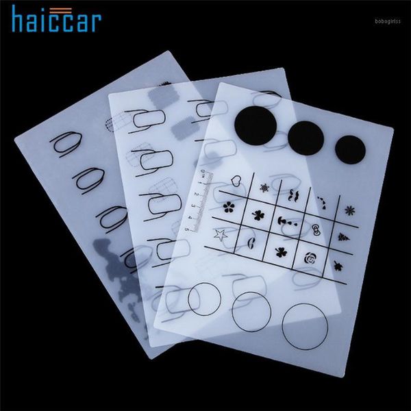

beand haicar 1pc silicone workspace stamping plate washable mat table transfer tools for nail art manicure tool pretty1, Silver