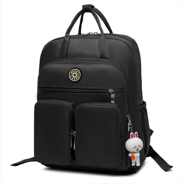 

women nylon backpack large capacity travel backpacks casual big bag multi function deisgn mummy bags school bookbag for girls