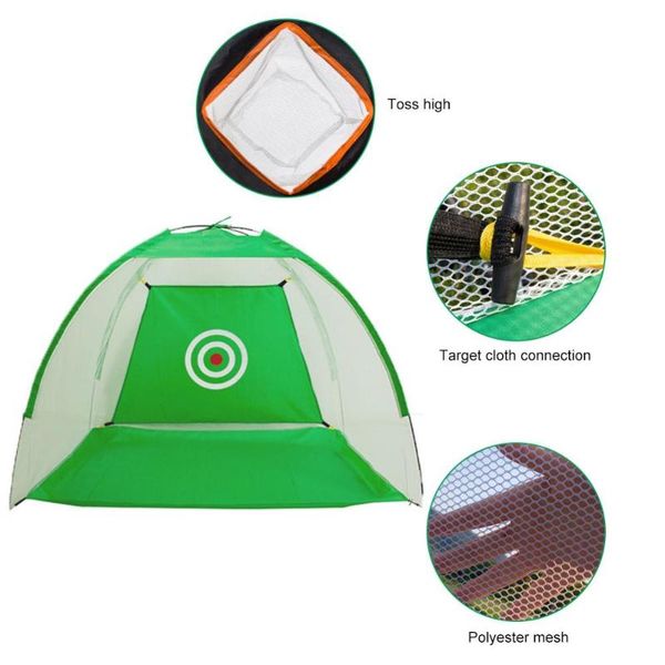 

golf training aids indoor outdoor foldable practice net hitting cage garden grassland tent equipment