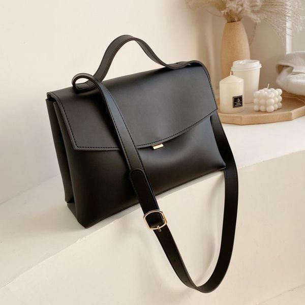 

evening bags vintage fashion female tote bag 2021 pu leather women's designer handbag capacity shoulder messenger