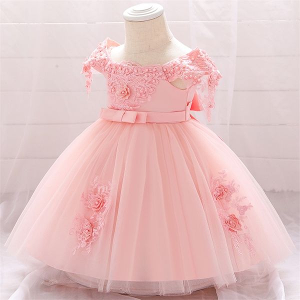 

girl's dresses born baby girl party dress for 1st birthday tutu christening gown vestido infantil clothing 1556 b3, Red;yellow