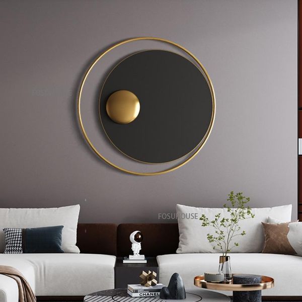 

decorative objects & figurines modern home decor ornaments light luxury wall decoration metal pendant living room bedroom bedside sofa backg