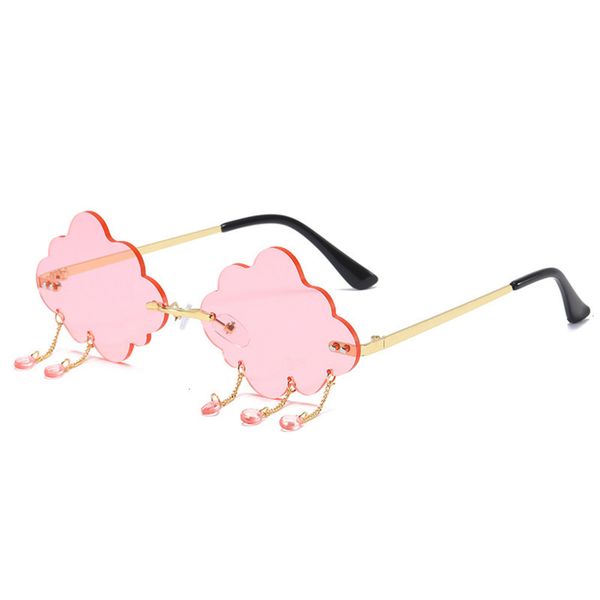 

sunglasses personalised random sunglasses for women retro glasses women's steampunk cloud style ch4, Black