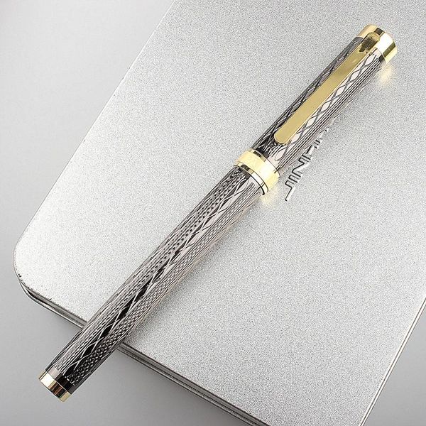 

fountain pens 120 metallic gray pen 0.5 nib beautiful tree texture excellent writing business office