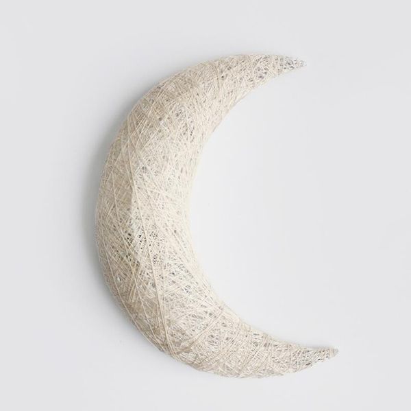 

wall lamp haixiang led rattan hallway sconce moon light fixtures lighting