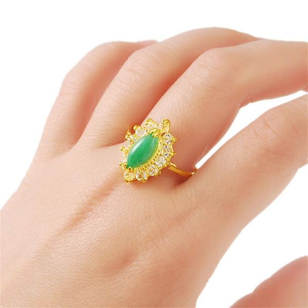 

wedding rings gold color geometric for women trendy crystal ring jewelry female finger size 5 6 7 8 9 10, Slivery;golden