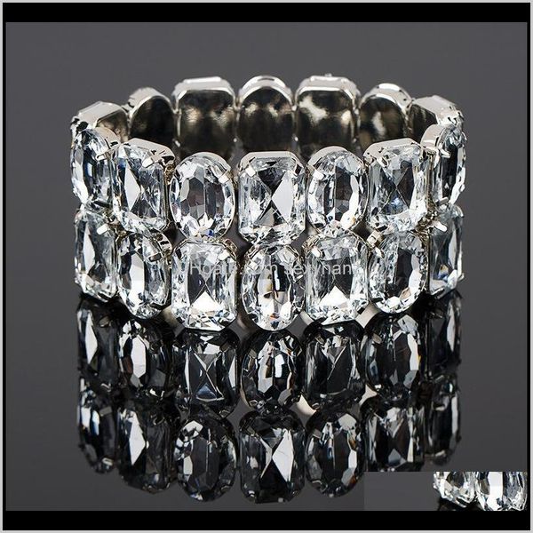 

link, chain jewelrywholesale classic personality fashion trendy women mix with and bracelets luxury diamond elastic rubber band drop deliver, Black