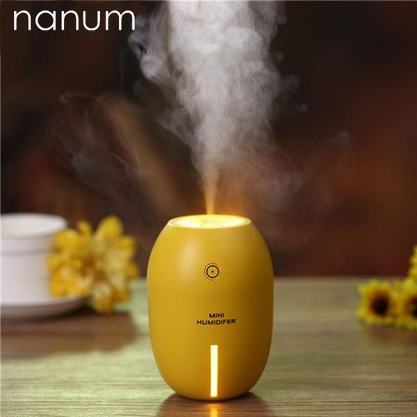 

car air freshener aroma essential oil diffuser mini ultrasonic iemon humidifier purifier led light usb mist maker