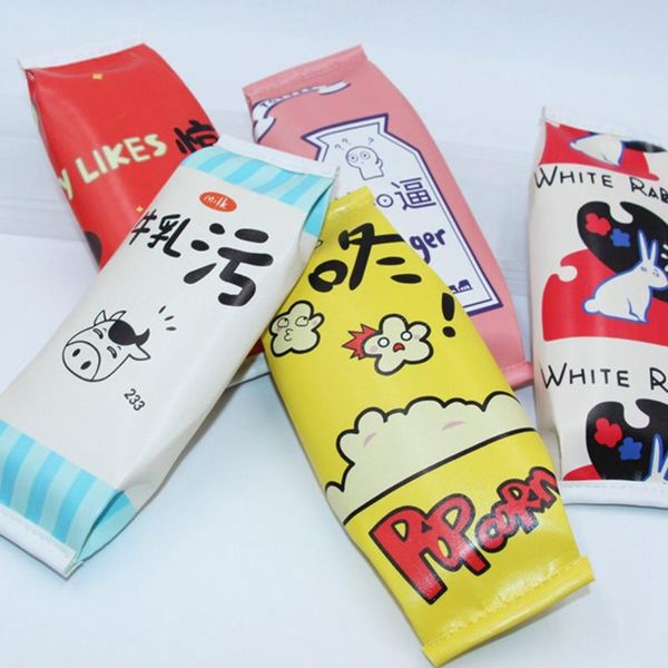 

pencil bags 1 pcs cute funny toffee chocolate snacks fruits pen bag creative kawaii school student stationery