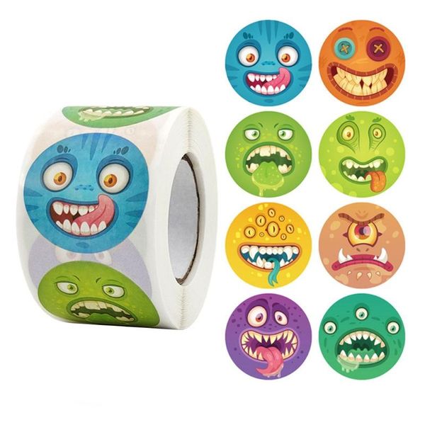 

gift wrap 500pcs halloween pumpkin sticker horror ghost sealing labels for scrapbooking diy packaging baking