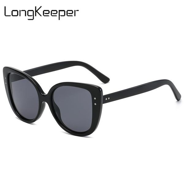 

sunglasses fashion cat eye women vintage designer black glasses sun for female uv400 eyewear shades oculo, White;black