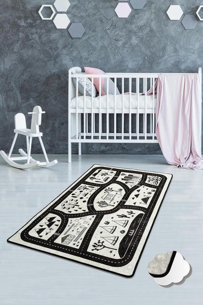 

carpets black city printed kids bedroom area rugs game playing mat modern cars carpet childroom rug